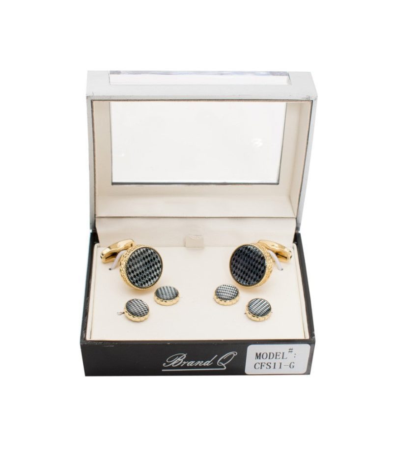 cfs11 g cufflinks with tuxedo studs