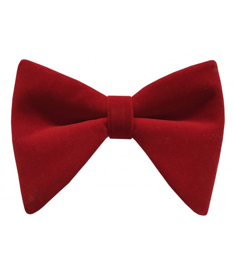 lbtv100 long velvet bow ties hankies